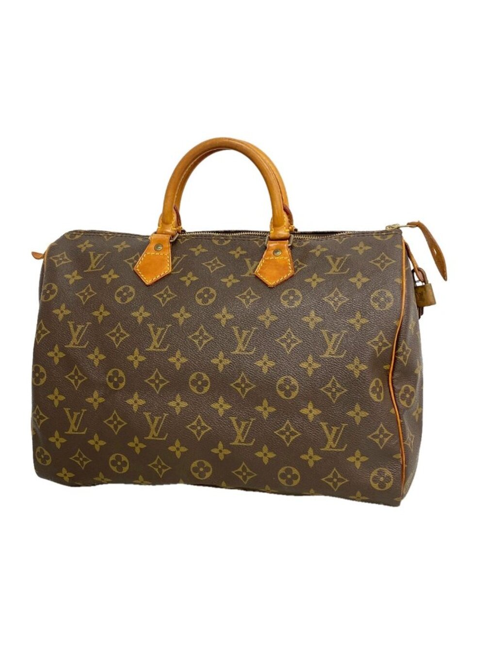 Louis Vuitton Handbag Monogram Speedy 35 Brown